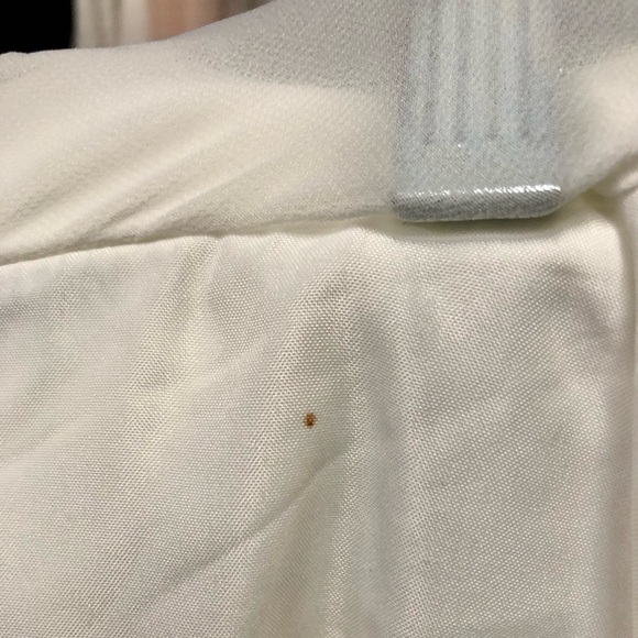 Jenny Yoo sheer chiffon maxi skirt white ivory gala event - Picture 6 of 6